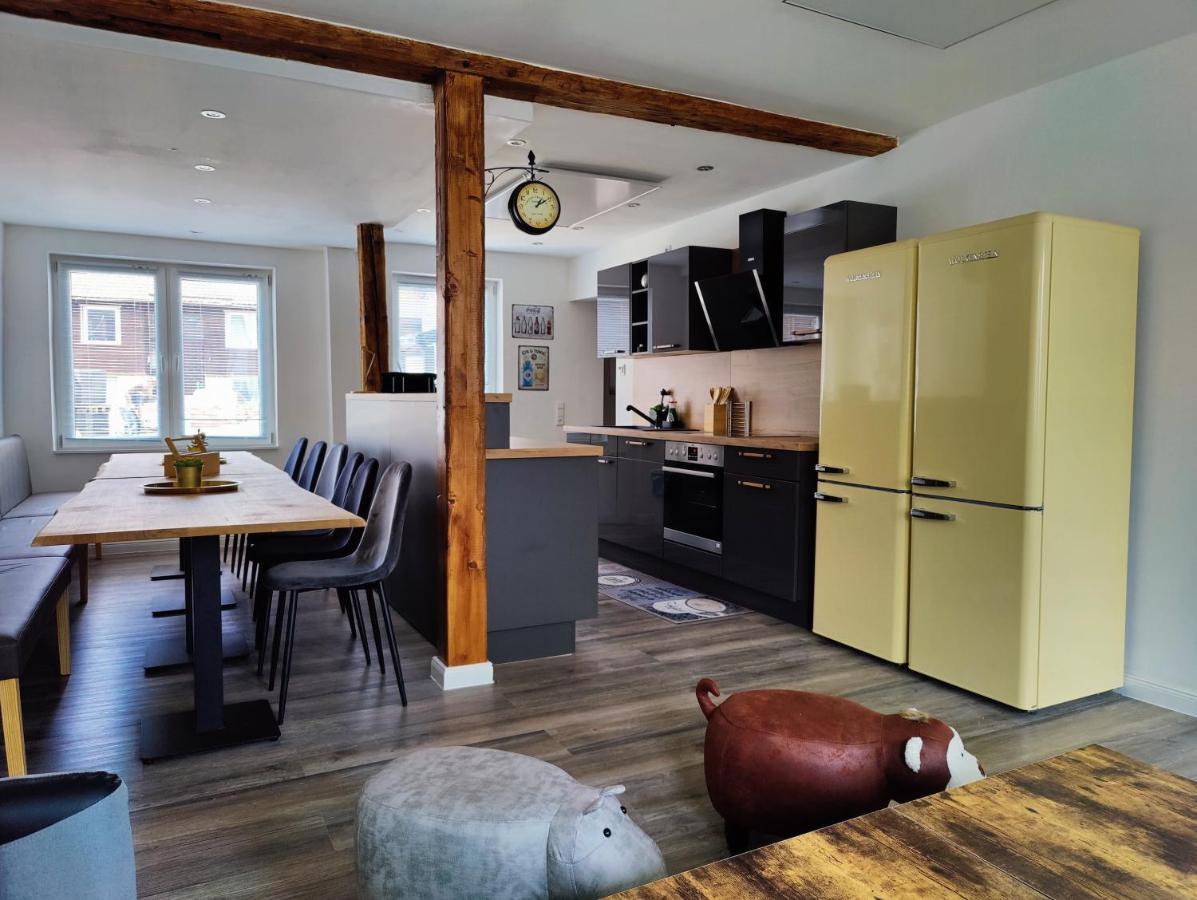 Neues schönes Ferienhaus mit großer Grillterrasse für 12 Personen im Harz Sankt Andreasberg Exterior foto