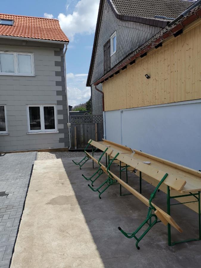 Neues schönes Ferienhaus mit großer Grillterrasse für 12 Personen im Harz Sankt Andreasberg Exterior foto